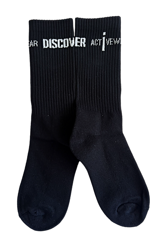 Socks Unisex Crew | Logo PROMO | Black