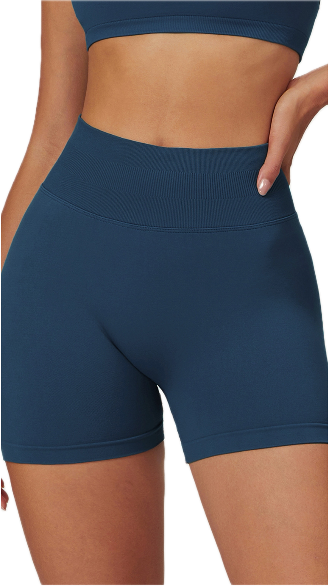 Rosa II. Seamless Bike Shorts | Dark Blue
