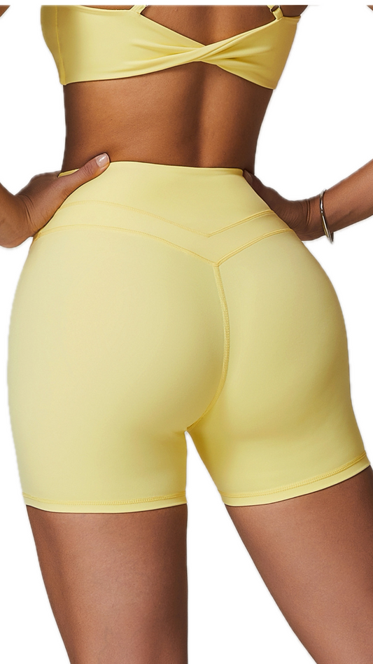 Victoria Bike Shorts | Yellow
