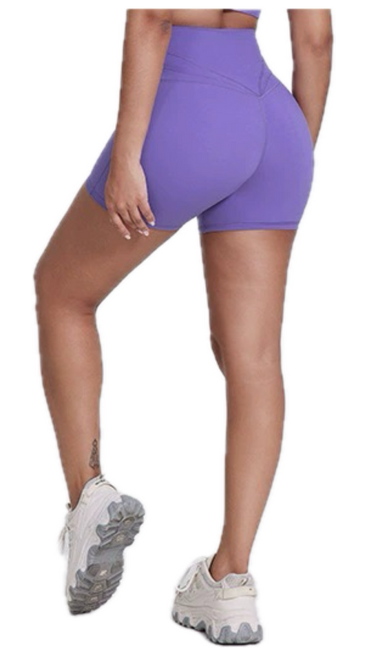 Luna Bike Shorts - Light Purple