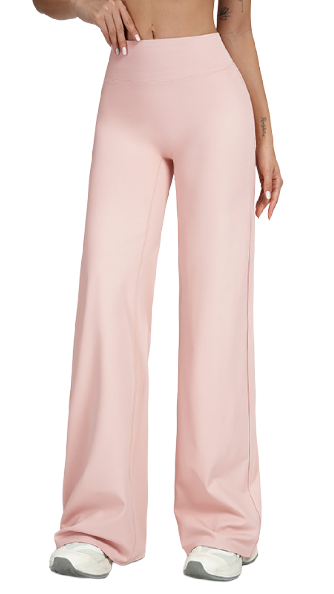Beata Flared Pants | Peach