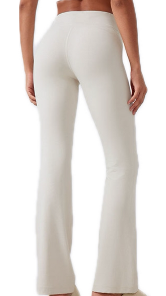 Paula Flared Leggings | Beige