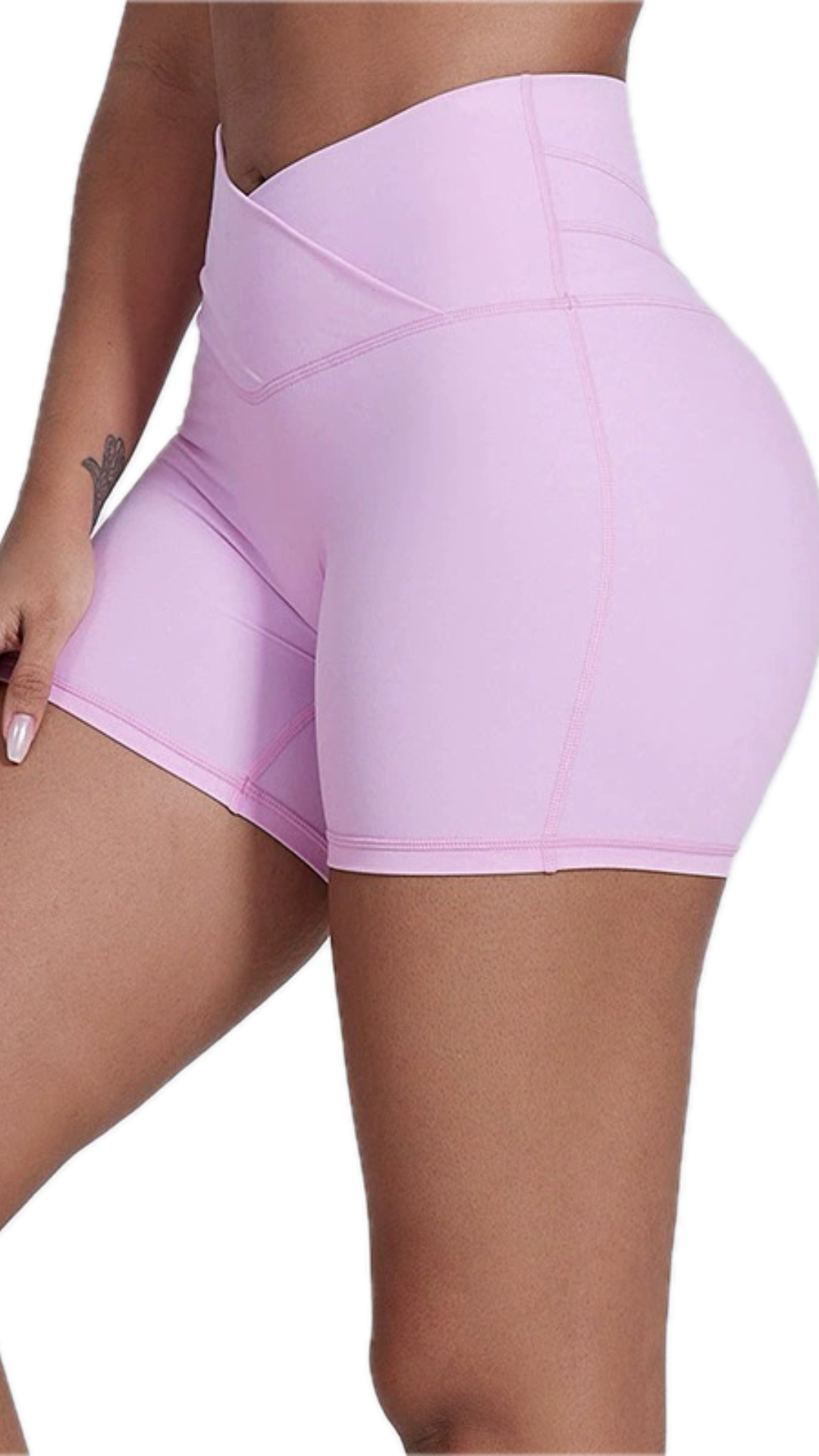 Luna Bike Shorts - Light Pink