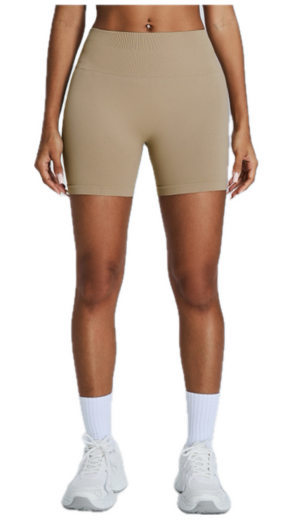 Arancia Bike Scrunch Shorts | Champagne