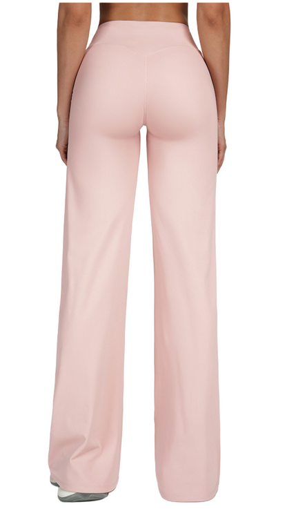 Beata Flared Pants | Peach