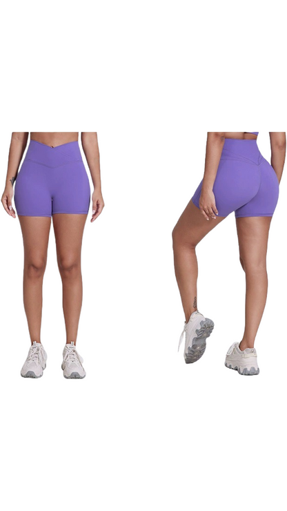 Luna Bike Shorts - Light Purple