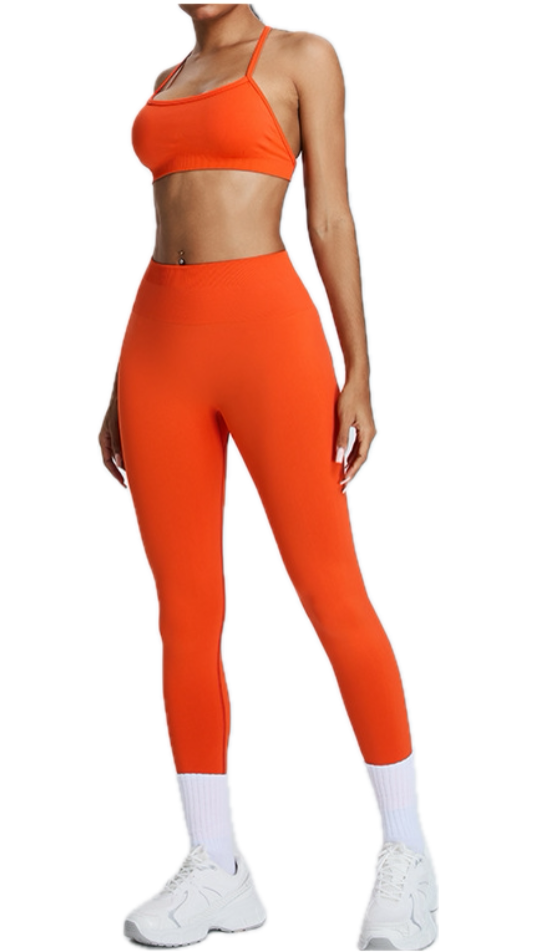 Arancia Long Scrunch Leggings | Orange