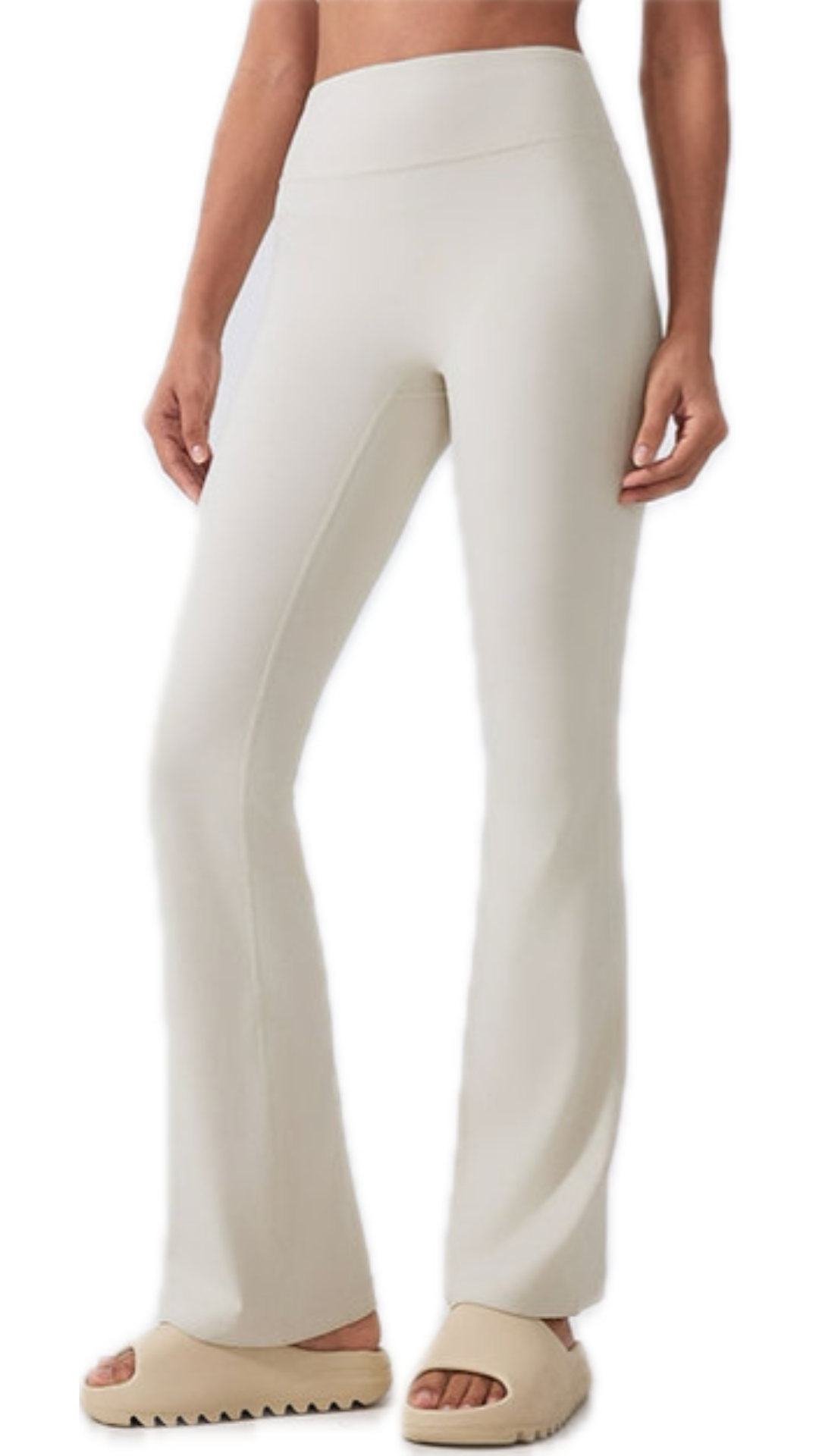 Paula Flared Leggings | Beige