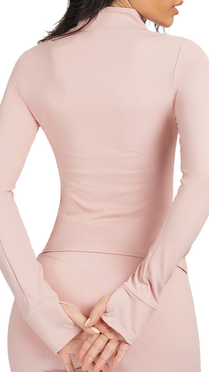 Beata Top Jacket | Peach