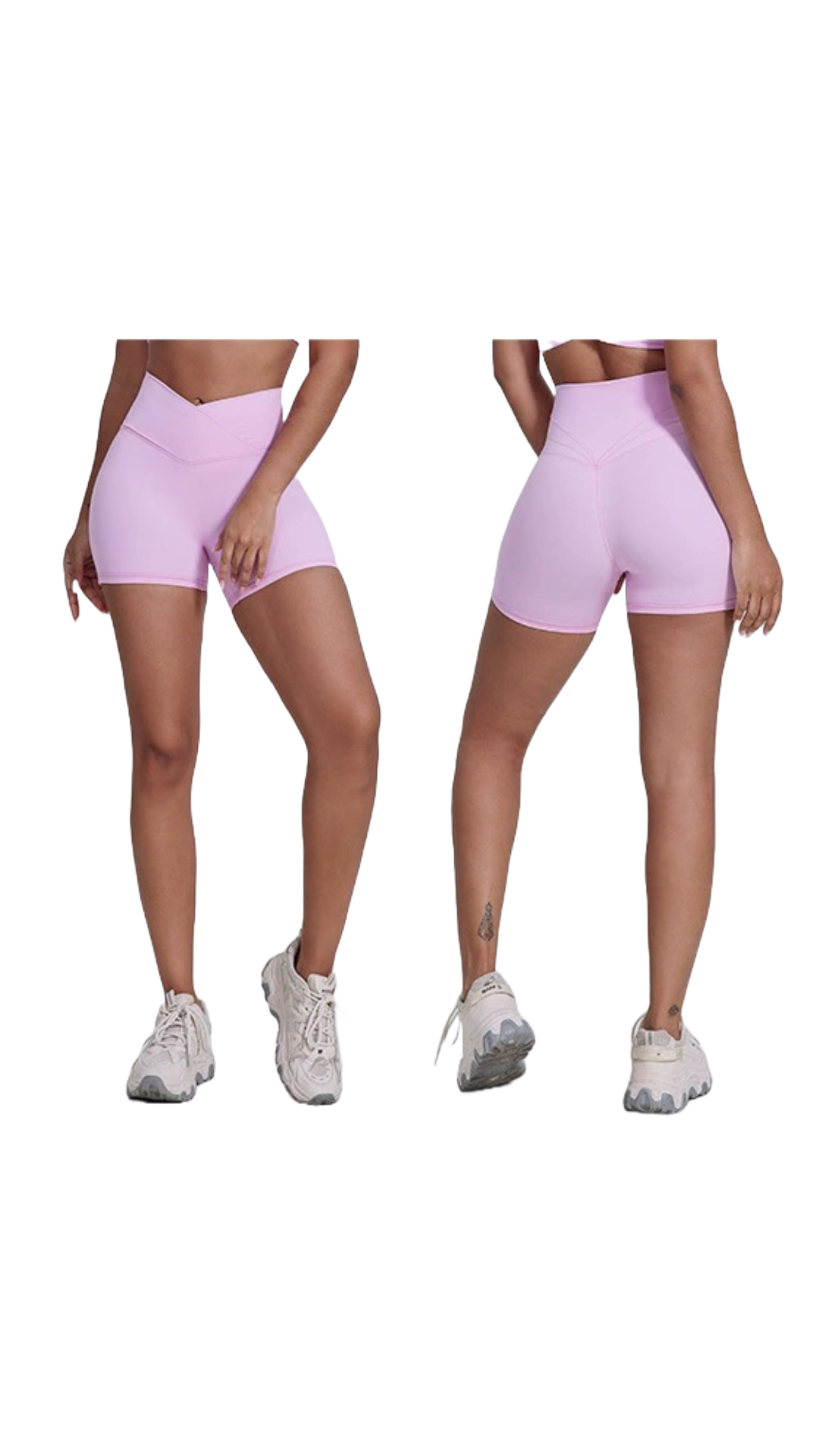 Luna Bike Shorts - Light Pink