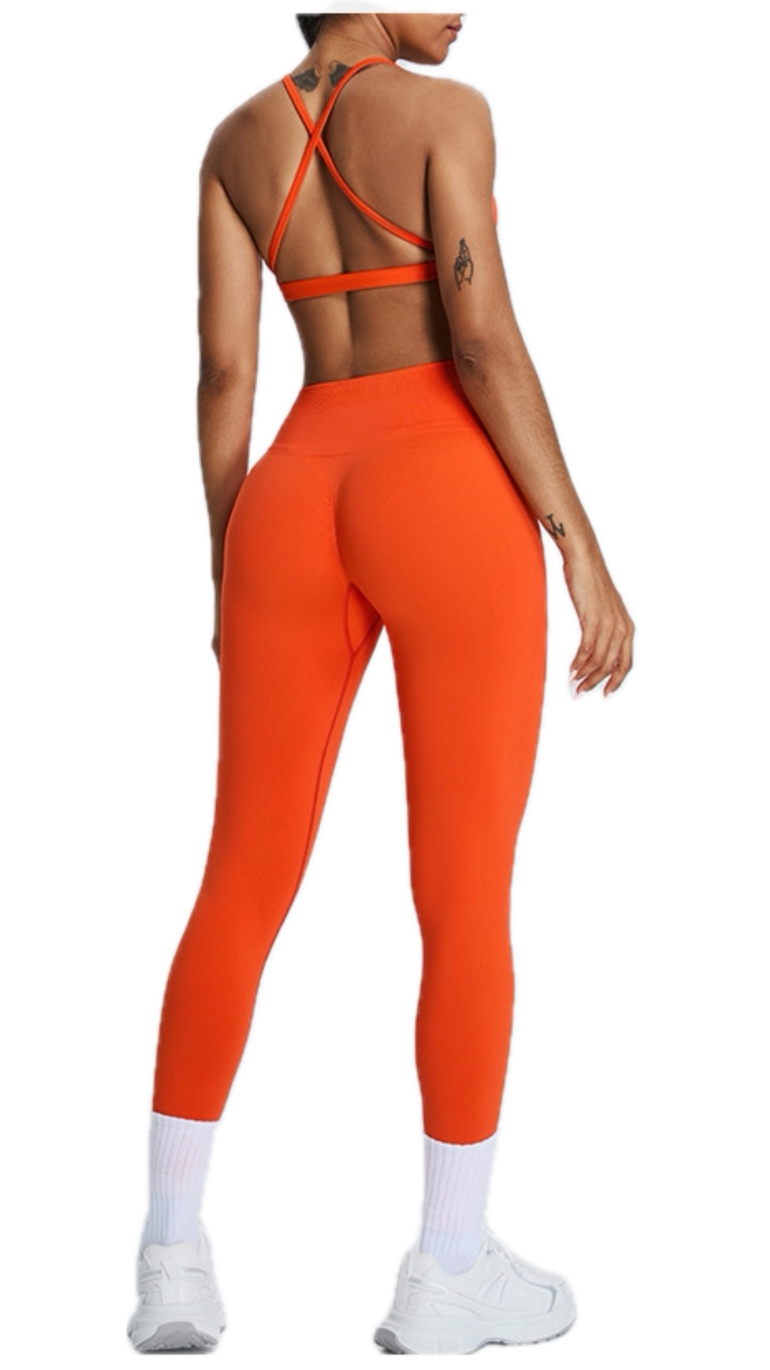 Arancia Long Scrunch Leggings | Orange