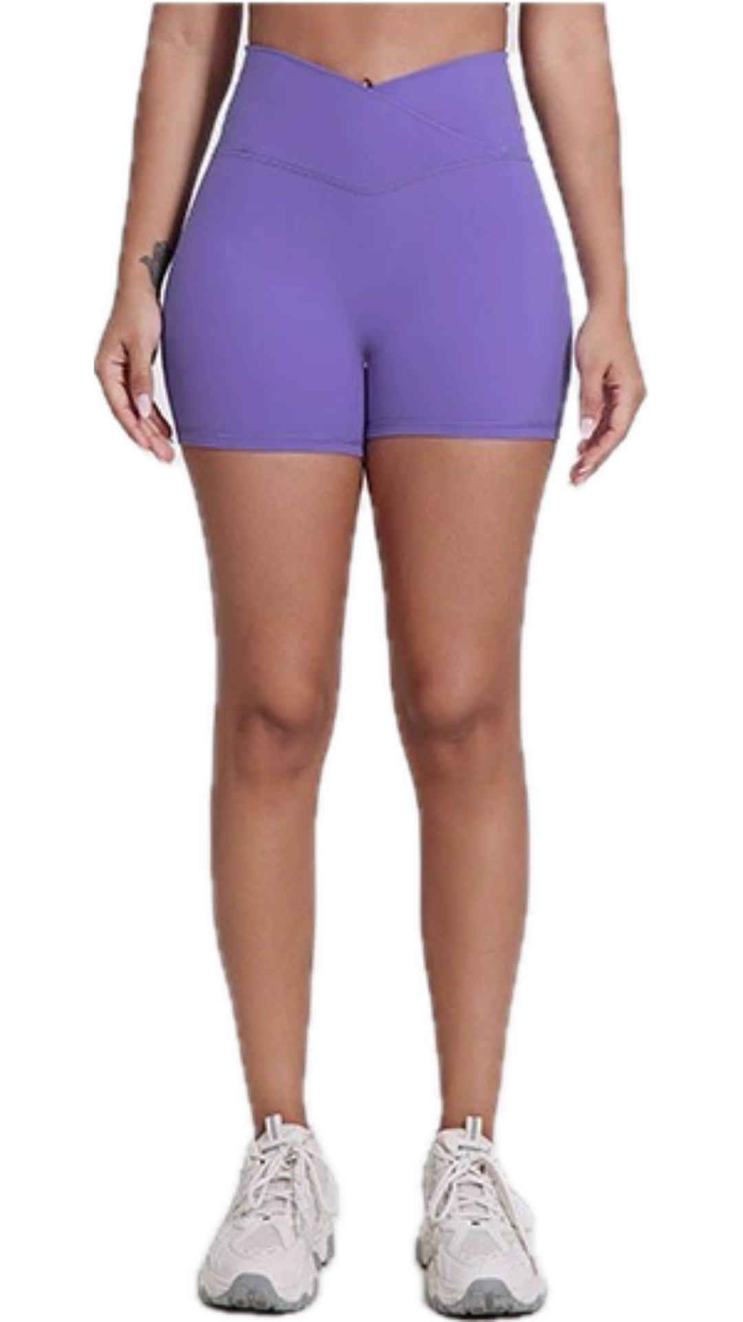 Luna Bike Shorts - Light Purple