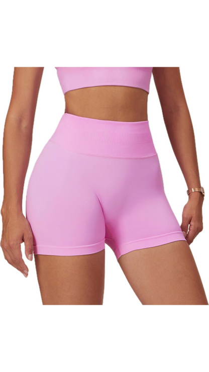 Rosa II. Seamless Bike Shorts | Light Pink