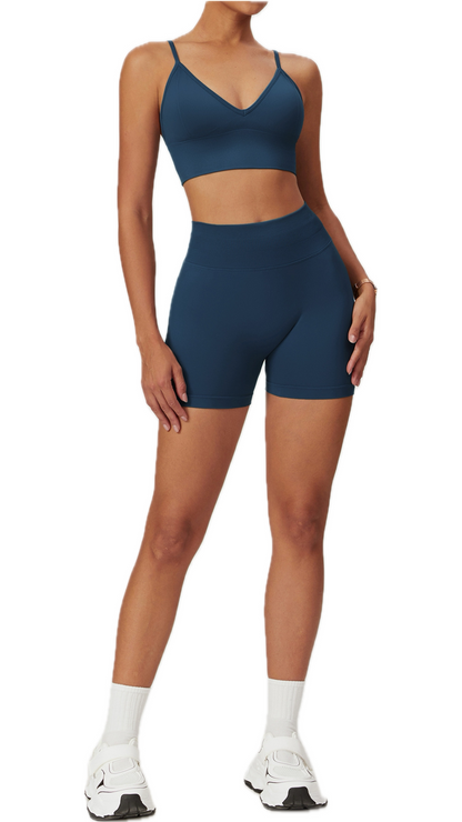 Rosa II. Seamless Bike Shorts | Dark Blue