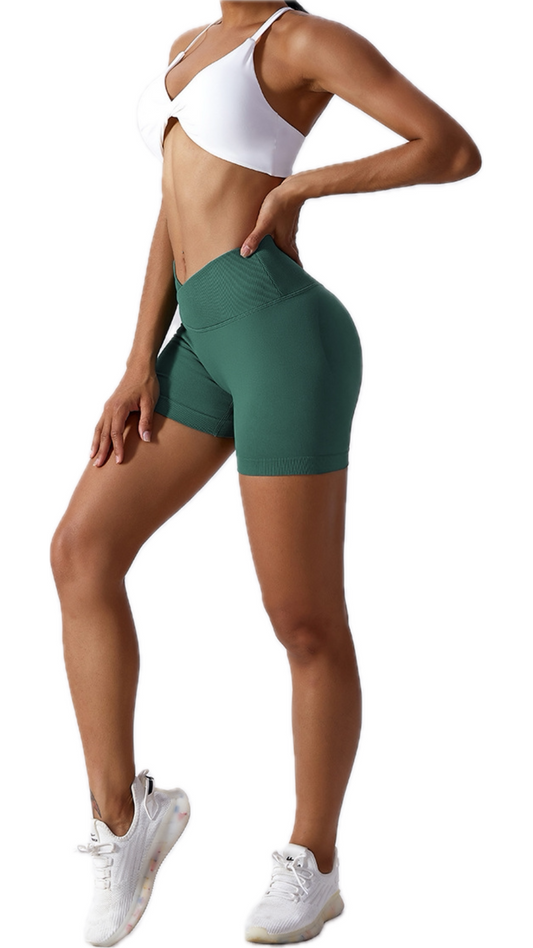 Rosa Bike Shorts | Pine Green