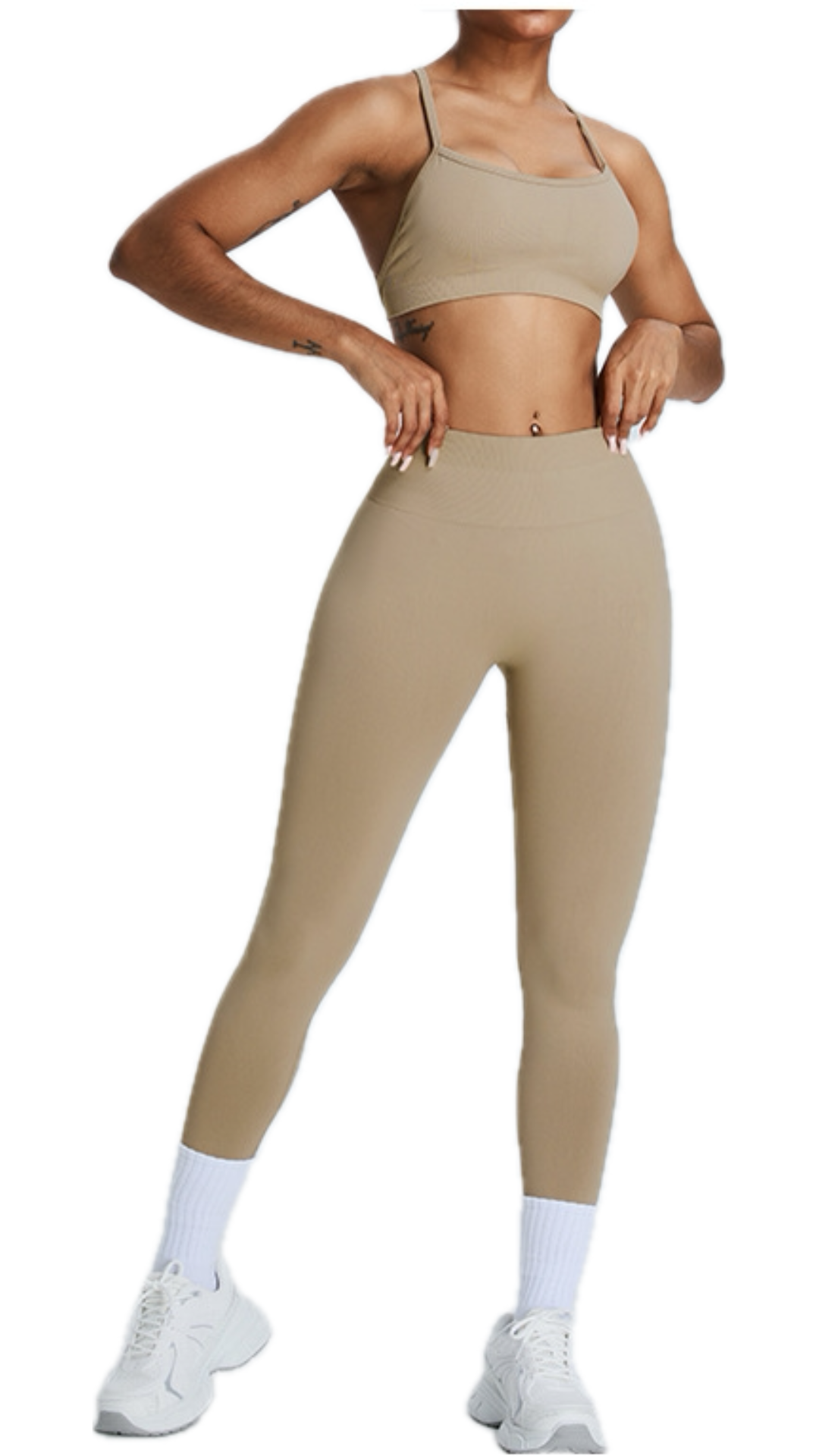 Arancia Long Scrunch Leggings | Champagne