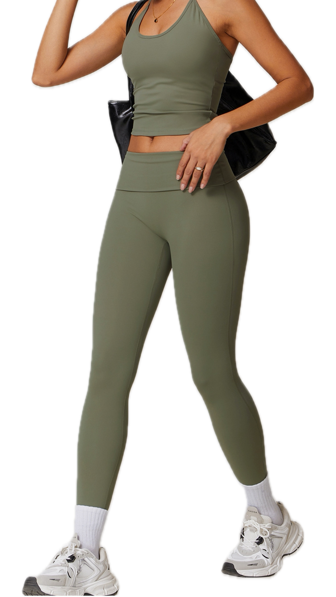 Lark Long Leggings | Khaki