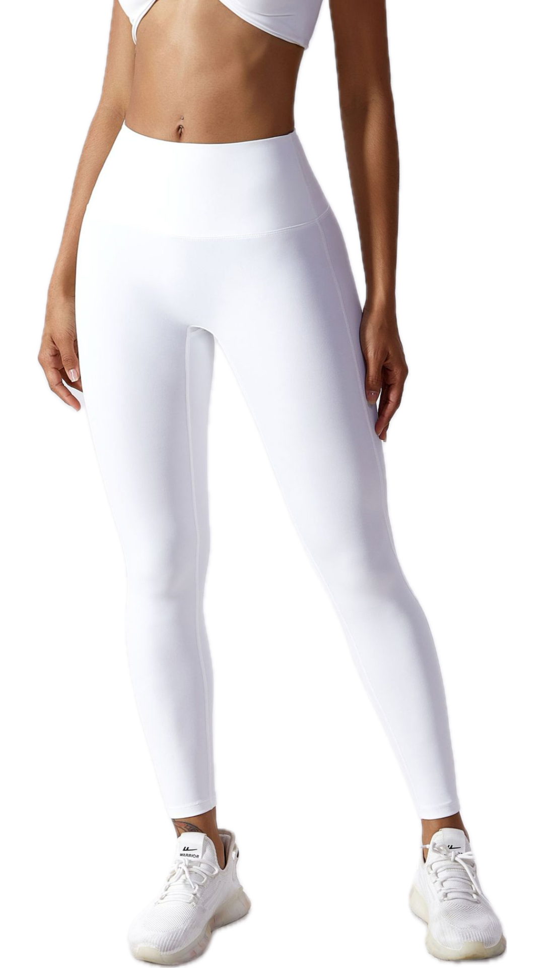 Classico Scrunch Long Leggings | White