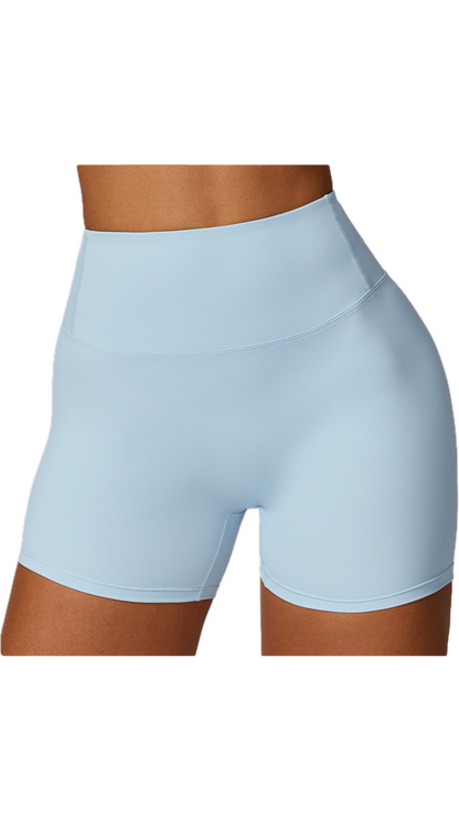 Classico Scrunch Bike Shorts | Sky Blue