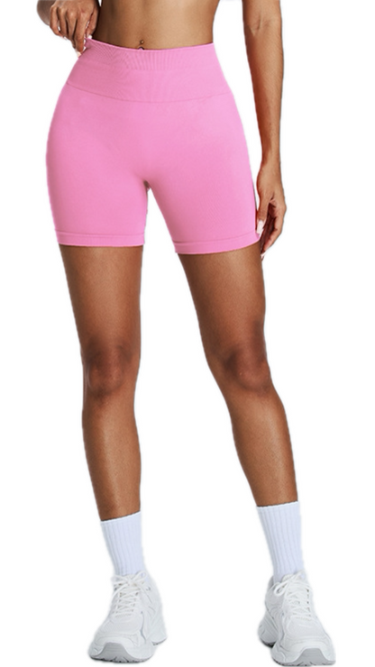 Arancia Bike Scrunch Shorts | Baby Pink