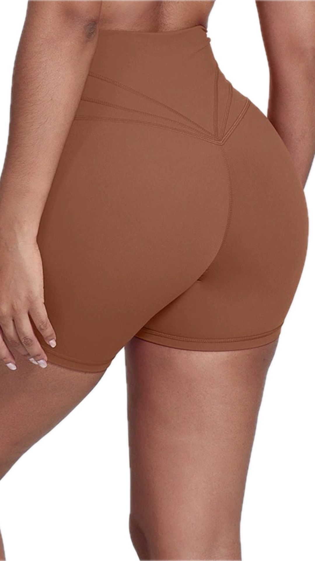 Luna Bike Shorts - Brown